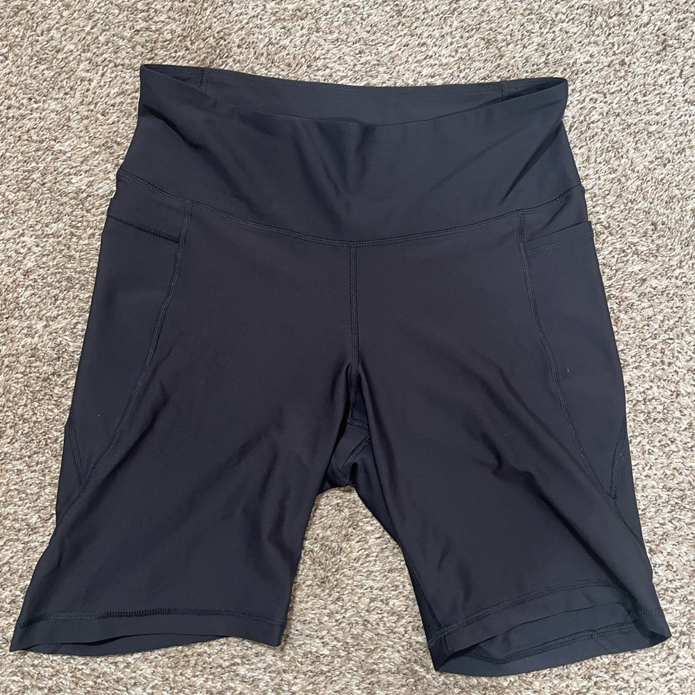 Women's Black High-Waisted Shorts